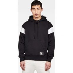 G-Star Raw - Bluza. Brązowe bluzy męskie G-Star RAW, s, z aplikacjami, z bawełny, retro, z kapturem, bez rękawów, z kapturem. W wyprzedaży za 299,90 zł.