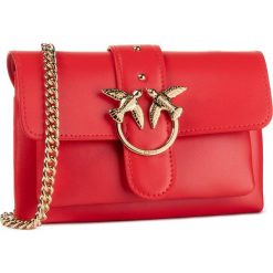 Torebka PINKO - Love Soft Baby Simply PE20 PLTT 1P21QQ Y5FF Red R24. Czerwone torebki klasyczne damskie Pinko, bez wzorów, ze skóry, wizytowe, bez dodatków. W wyprzedaży za 779,00 zł.