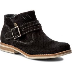 Botki SERGIO BARDI - Aniela FS127247517SW 401. Czarne botki damskie skórzane marki Sergio Bardi, eleganckie, z paskami. W wyprzedaży za 179,00 zł.