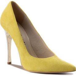 Szpilki SERGIO BARDI - Alcara SS127350118FF 252. Żółte szpilki marki Sergio Bardi, bez wzorów, ze skóry, bez obcasa, na obcasie, bez zapięcia. W wyprzedaży za 179,00 zł.