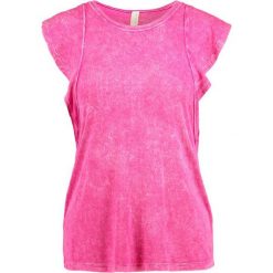Free People RYDER Tshirt z nadrukiem pink. Czerwone t-shirty damskie marki Free People, l, z nadrukiem, z elastanu. W wyprzedaży za 143,10 zł.