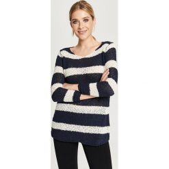 Sweter w kolorze granatowo-białym. Niebieskie swetry damskie Zabaione, Hailys, l, bez wzorów, bez rękawów, bez kaptura. W wyprzedaży za 49,95 zł.