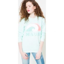 Femi Pleasure - Bluza. Szare bluzy rozpinane damskie Femi Stories, l, z nadrukiem, z bawełny, bez kaptura. W wyprzedaży za 99,90 zł.