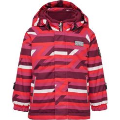 Kurtka zimowa "Jessica 703" w kolorze różowo-fioletowym. Różowe kurtki niemowlęce Legowear, w paski, bez kaptura. W wyprzedaży za 219,95 zł.