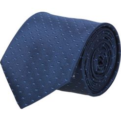 Krawaty męskie: krawat platinum granatowy classic 218