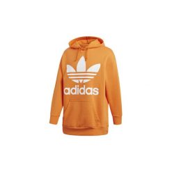 Bluzy adidas Bluza z kapturem oversize Trefoil. Pomarańczowe bluzy męskie Adidas, m, bez wzorów, z kapturem, bez rękawów, z kapturem. Za 379,00 zł.