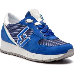Sneakersy LIU JO - Gigi 02 B19019 PX027 Deep Blue 93933. Niebieskie półbuty damskie Liu Jo, na co dzień, bez wzorów, ze skóry ekologicznej, bez obcasa, bez zapięcia. Za 559,00 zł.