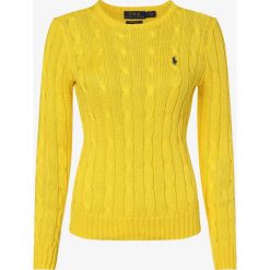 Polo Ralph Lauren - Sweter damski, żółty. Żółte swetry damskie Polo Ralph Lauren, m, bez wzorów, klasyczne, bez rękawów, bez kaptura. Za 649,95 zł.