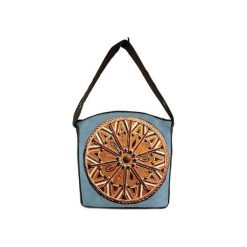 Torebka BOHO mandala - model Koonga (M44-A). Niebieskie torebki klasyczne damskie Bags.life, z nadrukiem, z bawełny, boho, z nadrukiem, bez dodatków. Za 279,20 zł.