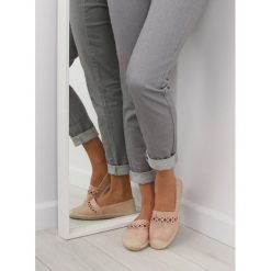 Espadryle damskie różowe ALTEA. Różowe espadryle damskie FunKee.pl, w paski, z materiału, bez obcasa. Za 81,89 zł.