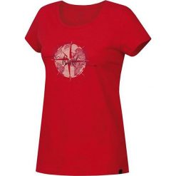 Hannah T-shirt damski Flandis Rouge Red 1 (rozmiar 38). Czerwone bluzki sportowe damskie Hannah, bez wzorów, bez kołnierzyka, bez rękawów, bez kaptura. W wyprzedaży za 58,00 zł.