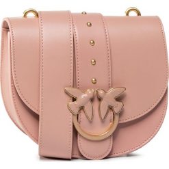 Torebka PINKO - Love Round Simply Fl Vitello Seta 20201 PRR 1N20C5 Y5FF Pink Q19. Różowe listonoszki damskie Pinko, bez wzorów, ze skóry, bez dodatków. W wyprzedaży za 909,00 zł.