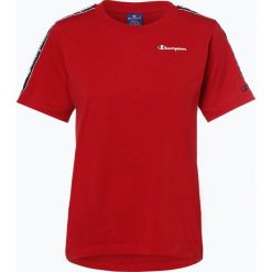 Champion - T-shirt damski, czerwony. Czerwone t-shirty damskie Champion, m, bez wzorów, sportowe, bez kołnierzyka. Za 139,95 zł.