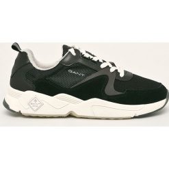 Gant - Buty Nicewill G00. Czarne sneakersy męskie GANT, ze skóry, na sznurówki. Za 529,90 zł.
