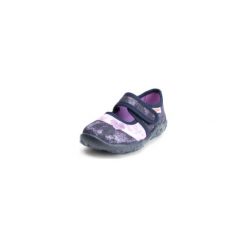 Superfit Girls Kapcie Bonny ocean kombi - niebieski - Gr.27. Niebieskie buciki niemowlęce Superfit, z bawełny, bez zapięcia. Za 109,00 zł.