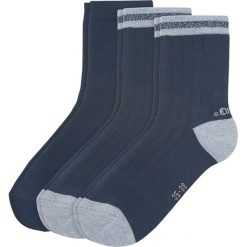 S.Oliver 3-pack Skarpetki Niebieski. Niebieskie skarpetki damskie S.Oliver, bez wzorów, z elastanu. Za 42,95 zł.