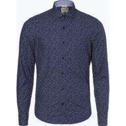 DENIM by Nils Sundström - Koszula męska, niebieski. Czerwone koszule męskie na spinki marki DENIM by Nils Sundström, l, z denimu. Za 129,95 zł.