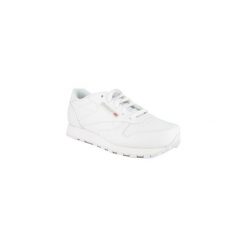Buty Dziecko Reebok Classic CLASSIC LEATHER. Białe trampki dziewczęce Reebok Classic, bez wzorów, bez zapięcia. Za 220,20 zł.