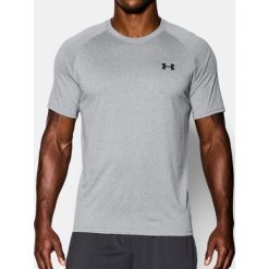 Koszulki sportowe męskie: Under Armour Koszulka męska Tech Short Sleeve T-Shirt True Gray Heather r. S (1228539437)