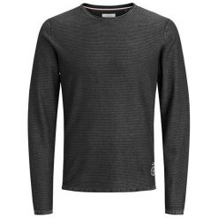 Jack&Jones Męska Sweter Jorlaundry Knit Crew Neck Tap Shoe (Rozmiar L). Czarne swetry męskie marki Jack&Jones, m, bez wzorów, z materiału, bez kołnierzyka, bez kaptura. W wyprzedaży za 109,00 zł.
