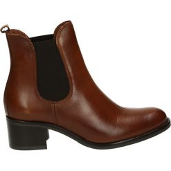 Botki - 46503FY310CUO. Żółte botki damskie skórzane marki Venezia. Za 239,00 zł.