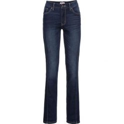 Miękkie dżinsy ze stretchem STRAIGHT bonprix ciemnoniebieski. Niebieskie jeansy damskie marki bonprix. Za 79,99 zł.