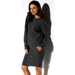 Elegancki komplet sweter i spódnica grafit. Spódniczki damskie Lemoniade, na co dzień, s, bez wzorów, eleganckie, proste. Za 179,00 zł.
