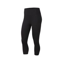 Nike Damskie legginsy 3/4 W ONE TIGHT CPRI BLACK, Kobiety BV0003-010 | CZARNY M. Czarne spodnie damskie Nike, m. W wyprzedaży za 177,25 zł.