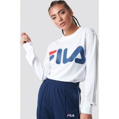 FILA T-shirt z długim rękawem Classic Logo - White. Białe t-shirty damskie Fila, s, bez wzorów, z bawełny, z okrągłym kołnierzem. Za 141,95 zł.