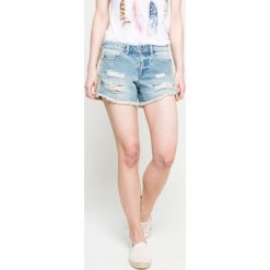 Only - Szorty. Niebieskie szorty damskie marki ONLY, s, z bawełny, casualowe. W wyprzedaży za 59,90 zł.