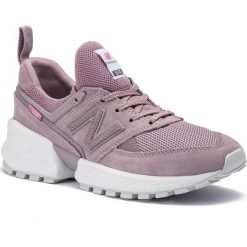 Sneakersy NEW BALANCE - WS574TEA Fioletowy. Fioletowe półbuty damskie New Balance, z zamszu. W wyprzedaży za 279,00 zł.