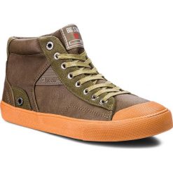 Trampki BIG STAR - BB174285 Khaki. Brązowe tenisówki męskie BIG STAR, z gumy. Za 139,00 zł.