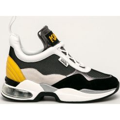 Karl Lagerfeld - Buty. Szare buty sportowe damskie KARL LAGERFELD, bez wzorów, ze skóry, sportowe. Za 1069,00 zł.