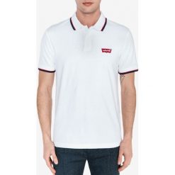 Levi's Polo Koszulka Biały. Białe podkoszulki męskie Levi's®, s, bez wzorów, z bawełny, polo, bez rękawów. Za 223,95 zł.