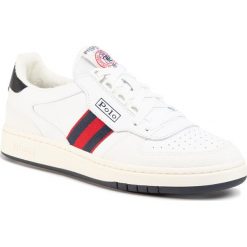 Sneakersy POLO RALPH LAUREN - Court 809784401001 White/Newport Nvy/Rl2000 Red. Białe sneakersy męskie Polo Ralph Lauren, bez zapięcia. W wyprzedaży za 359,00 zł.