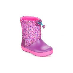 Śniegowce Dziecko Crocs CROCBAND LODGEPOINT GRAPHIC K. Czerwone kozaki dziewczęce Crocs. Za 239,00 zł.