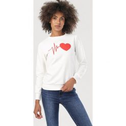 Biała Bluza Amode. Białe bluzy damskie Born2be, s, bez wzorów, bez rękawów, bez kaptura. Za 59,99 zł.