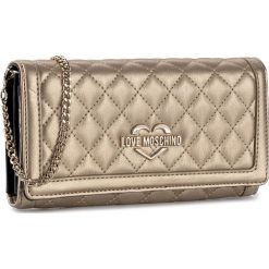 Portfele damskie: Duży Portfel Damski LOVE MOSCHINO – JC5508PP15LA0901 Oro