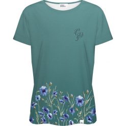 Colour Pleasure Koszulka damska CP-030 251 zielona r. XL/XXL. Zielone bluzki damskie marki Colour pleasure, xl. Za 70,35 zł.