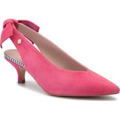 Sandały GANT - Charlotta 18523336 Watremelon Red G520. Różowe klapki damskie GANT, ze skóry. W wyprzedaży za 449,00 zł.