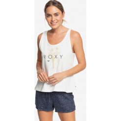 Roxy Closing Party Podkoszulek Biały. Białe podkoszulki damskie Roxy, s, z nadrukiem, z bawełny, bez kołnierzyka, bez rękawów. Za 88,95 zł.
