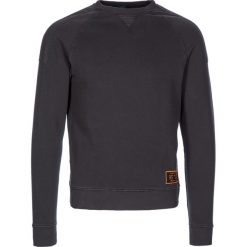 Bluza w kolorze antracytowym. Szare bluzy męskie Tom Tailor, xl, z aplikacjami, z bawełny, z okrągłym kołnierzem, bez rękawów, bez kaptura. W wyprzedaży za 107,95 zł.