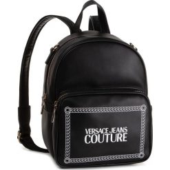 Plecak VERSACE JEANS COUTURE - E1VUBBT6 40329 Nero 899. Czarne plecaki damskie Versace Jeans Couture, bez wzorów, z jeansu, klasyczne. Za 749,00 zł.