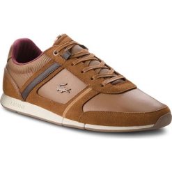 Sneakersy LACOSTE - Menerva 318 1 Cam 7-36CAM0052267 Brw/Dk Brw. Pomarańczowe półbuty męskie marki Lacoste, na co dzień, bez wzorów, ze skóry, eleganckie, bez zapięcia. W wyprzedaży za 369,00 zł.