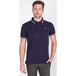 Trussardi Jeans Polo Koszulka Niebieski. Niebieskie podkoszulki męskie Trussardi Jeans, m, bez wzorów, z bawełny, bez rękawów. Za 418,95 zł.