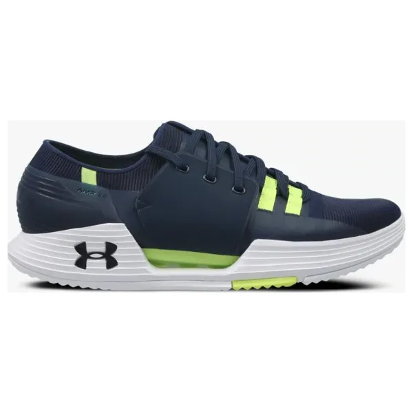 Under Armour Ua Speedform Amp 2.0 buty męskie, granatowy, rozmiar 10. Niebieskie buty sportowe męskie Under Armour, z materiału, na sznurówki, na fitness i siłownię. W wyprzedaży za 339,99 zł.