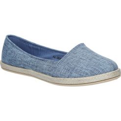 Espadryle casu al-2655. Niebieskie espadryle damskie Casu, bez wzorów, z materiału, bez obcasa, na obcasie. Za 59,99 zł.