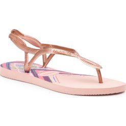 Sandały HAVAIANAS - Luna Print Cf 41372590076 Ballet Rose. Szare klapki damskie Havaianas, bez wzorów, z tworzywa sztucznego, bez obcasa. W wyprzedaży za 79,00 zł.