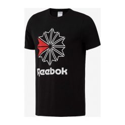 Reebok Classic Classic Koszulka Czarny. Czarne podkoszulki męskie Reebok Classic, s, z nadrukiem, z bawełny, bez kołnierzyka, z krótkim rękawem, krótkie. Za 137,95 zł.