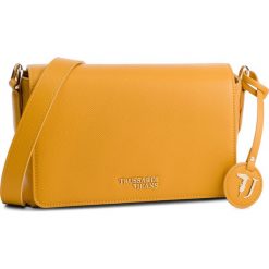 Torebka TRUSSARDI JEANS - T-Easy Light 75B00699 Mustard. Żółte listonoszki damskie Trussardi Jeans, bez wzorów, z jeansu, bez dodatków. W wyprzedaży za 299,00 zł.